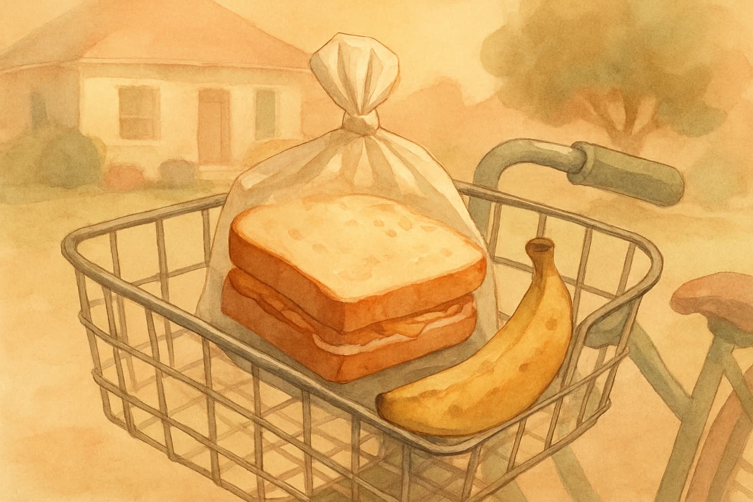 14 Objects That Lived in a Bicycle Basket Before the Morning Got Away