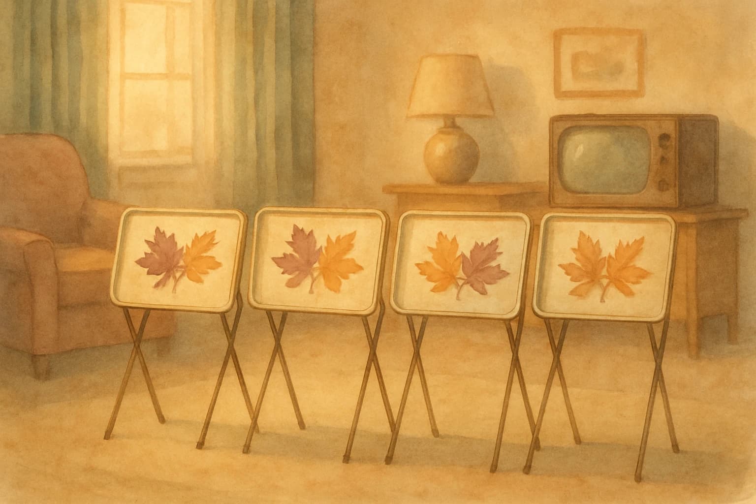 The Four Clicks of the Aluminum TV Tray Ritual