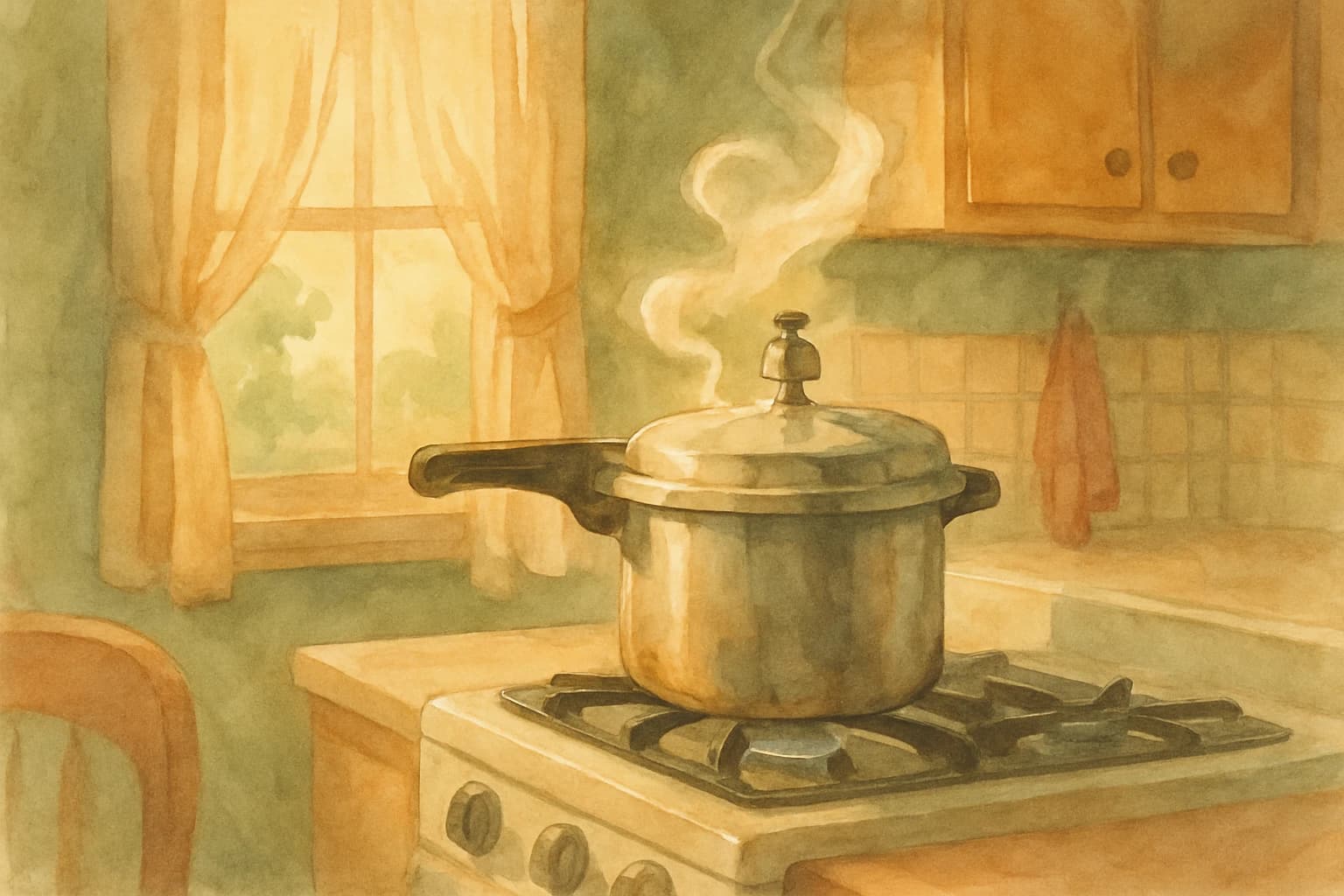 The Heavy Aluminum Pot That Compressed Time in a Rushed Kitchen